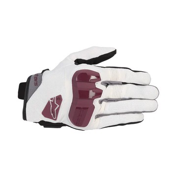 【女性手套】Alpinestars A星 CHROME WOMEN'S GLOVE 米白勃根地紅酒 防摔手套
