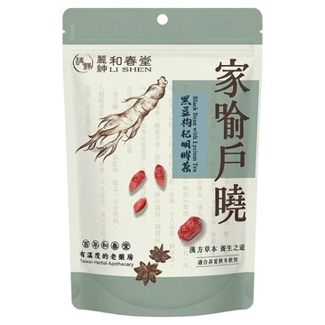 麗紳和春堂 黑豆枸杞明眸茶  10g  10入  1包