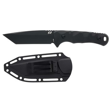 SCHRADE 直刀 附背夾式刀鞘 249.6mm 153g  黑色  1支