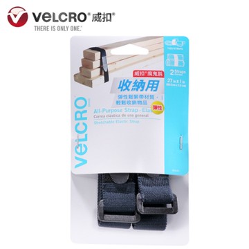【VELCRO】威扣 魔鬼氈_多用途可調束帶-2入68.5*2.5cm