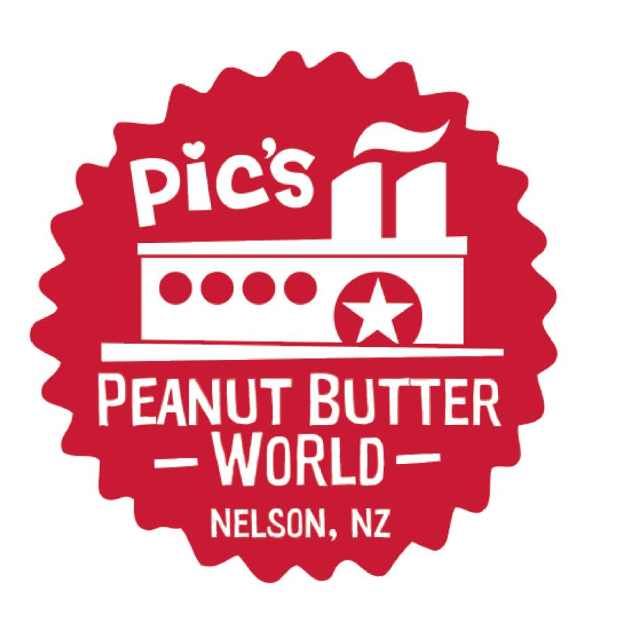 ピックスピーナッツバター あらびき クランチ 380g 無糖 食品添加物不使用 塩 ニュージーランド産 Pic's Peanut Butter