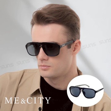 【SUNS】ME&CITY 韓版飛行員太陽眼鏡 抗UV400 (ME 1107  C01)