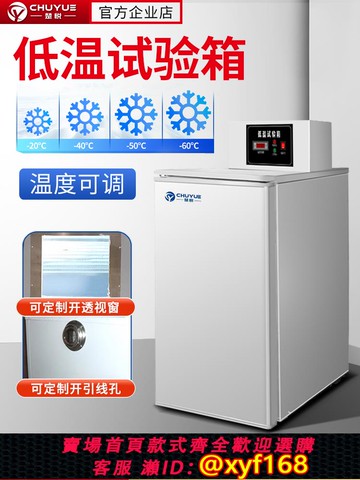 {可打統編 保固一年}楚悅DW-40度-60低溫試驗箱高低溫實驗室冰箱保存箱工業冰柜冷凍箱