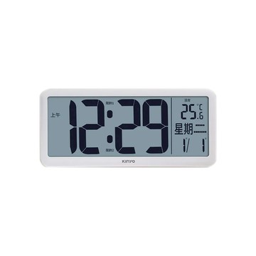 KINYO LCD多功能大螢幕電子鐘