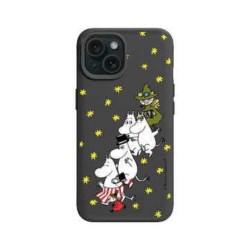 iPhone 15 SolidX 黑 - Moomin - 出發！