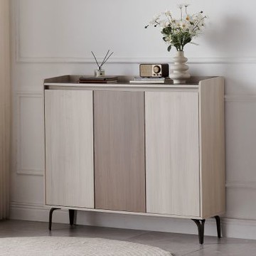 MUNA家居  XG108-120型4尺玻璃鞋櫃  120X32X104cm