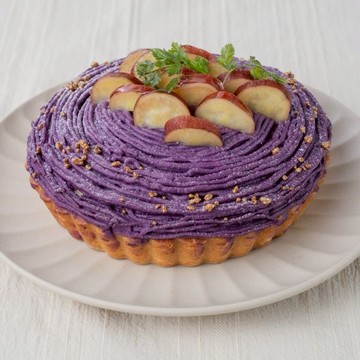 【Ponpie 澎派】茶香紫薯塔6吋