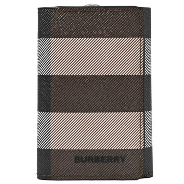 BURBERRY 8052799 金屬LOGO卡片鑰匙收納包.樺木棕