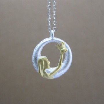 925純銀項鍊 吊墜-時尚氣質獨特百搭生日情人節禮物女飾品73jd64【獨家進口】【米蘭精品】