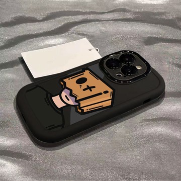 紙箱男孩 適用蘋果17/16promax手機殼新款iphone15plus高級感13矽膠12保護殼11磨砂質感14pro