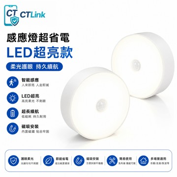 Dake智能led小夜燈 宿舍樓道衣櫥卧室神器 無線智能床頭護眼燈 usb充電人體感應燈 創意精美禮品台燈