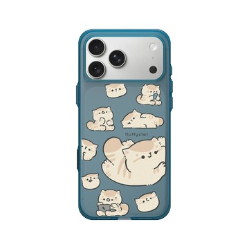 iPhone 17 Pro Max Clear (相機按鈕) 夜幕藍 - fluffystar 毛絨絨星人 - Bobo的每一刻