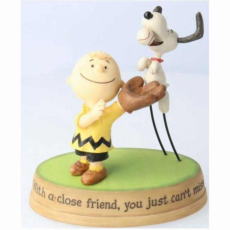 スヌーピー チャーリーブラウン置物フィギュア スヌーピーとチャーリーキャッチボールフィギュア Charlie Brown And Snoopy Playing Catch Figurine 通販 Lineポイント最大get Lineショッピング