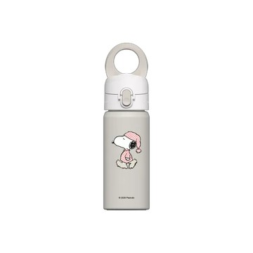 磁吸水壺 AquaStand 不鏽鋼 480cc - 無吸管 貝殼灰 - 史努比 Snoopy - Snoopy Go to sleep