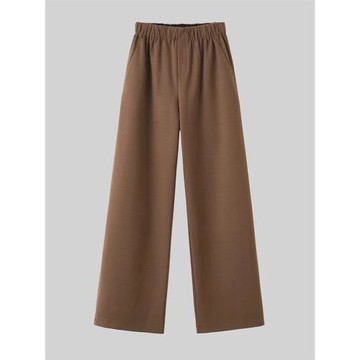 經典+大洪旗艦店毛呢闊腿褲女秋冬高級感寬松垂感顯瘦休閑直筒褲