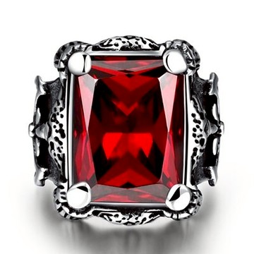 鈦鋼戒指美式戒飾-歐美復古霸氣風格生日情人節禮物男飾品73le155【獨家進口】【米蘭精品】