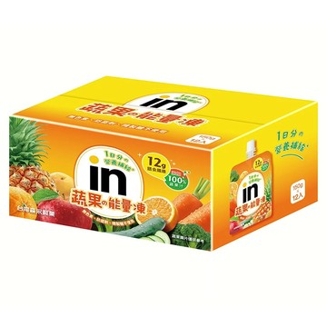 森永in果凍 蔬果能量 150gX12入/箱