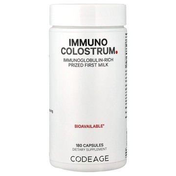 Codeage, 機體抵抗支持初乳，500 毫克，180 粒膠囊