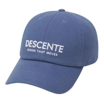 DESCENTE 迪桑特 帽子 棒球帽 遮陽帽 運動帽 SPORTS BASIC WORTHING 藍 SQ323UCP75-BLU0