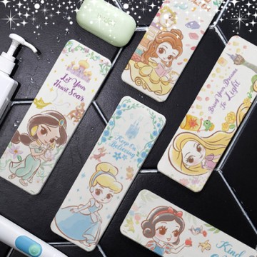 【收納皇后】迪士尼 Disney 公主系列 硬式珪藻土洗漱墊 24x8x0.9 洗漱墊 杯墊 瀝水 硅藻土 吸水墊 浴室收納  牙刷架