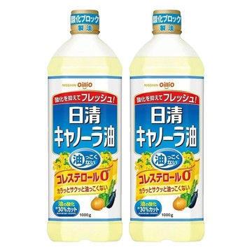 OilliO 油菜籽油   嚴選優良芥花籽製成  1kg  2瓶