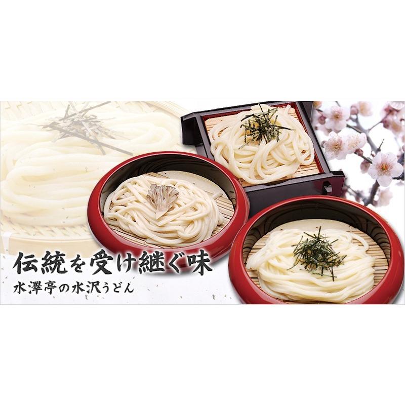 お歳暮 麺類 うどん 水沢うどん 送料無料 上州水澤観世音門前 水澤亭 水沢うどん 半生うどん260g10束 めん汁付