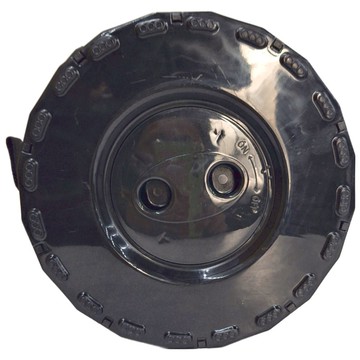 旋轉摺疊收納凳 多功能便攜式  黑色  1個