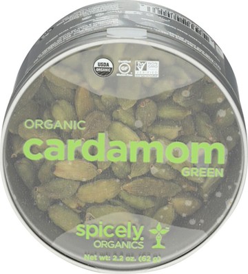 Spicely Organic Green Cardamom 2.2 oz