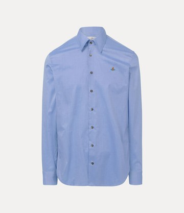 Vivienne Westwood Ghost Shirt Organic Cotton Blue 46 Men