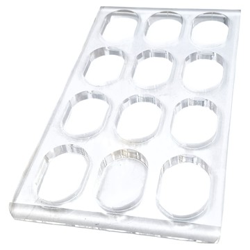 Betty's 焙蒂絲 橢圓造型 達克瓦茲模具 厚 PM513 34 x 19 x 1.3cm  1個  34cm