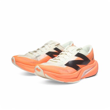 NEW BALANCE 慢跑鞋 FUELCELL REBEL 白黑橘 輕量 競速跑鞋 女 WFCXCC4