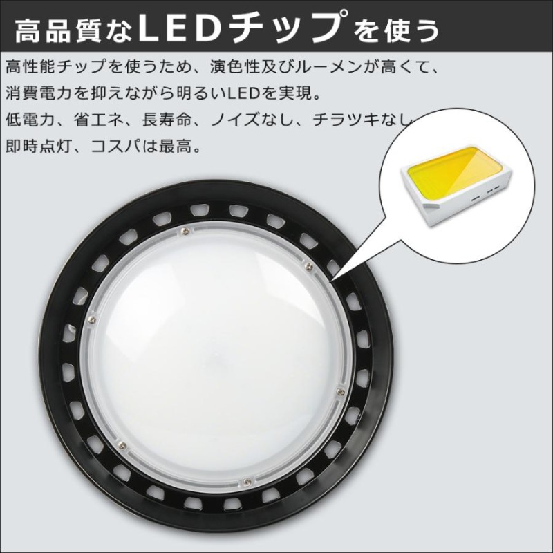 UFO型 LED投光器 屋外 LED高天井灯 150W 30000lm 高天井用LED 照明