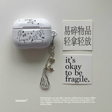 ✦Closed✦呼出傷心 Airpods 5 4 1 2 Pro3 Pro 2 手繪 可愛 防摔 耳機套 保護殼