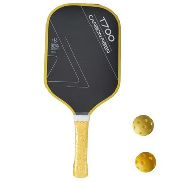 匹克球拍 T700專業pickleball布紋磨砂碳纖維拍板匹克球拍