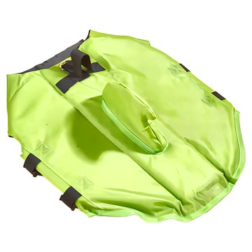 狗游泳救生衣 牛津布 鯊魚酷炫造型  XS(胸圍36~42)  草綠色  1件