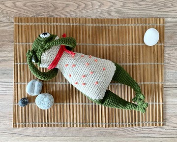 鉤針可動手臂和腿青蛙、鉤針蟾蜍玩具、毛絨青蛙玩具