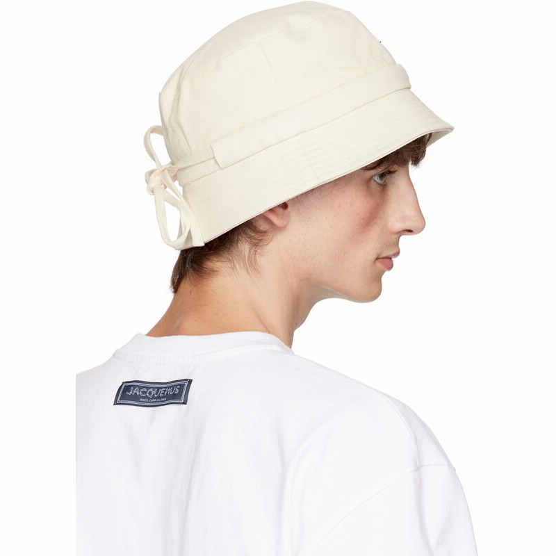 JACQUEMUS Les Classiques オフホワイト  ハット JACQUEMUS Les Classiques オフホワイト ハット