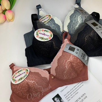 ❤️Vivy peach❤️無鋼圈 BC罩杯 時尚撞色 春季精選 歐美 蕾絲 立體罩杯 薄杯 集中舒適 透氣 唯美 內衣