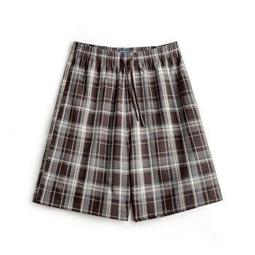 PUNX SHORTS 古著 格紋抽繩五分褲【 PUNX 】