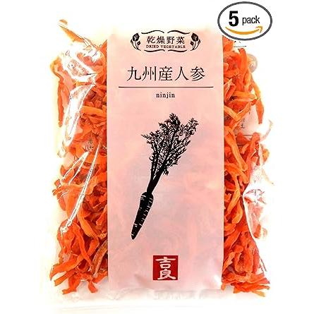 吉良食品 乾燥野菜 九州産人参 40g×5袋