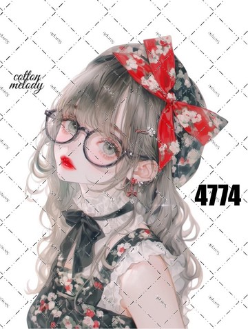 original sticker no.4774 人物貼紙 原創貼紙 原創人物貼紙 裝飾貼紙 cotton melody