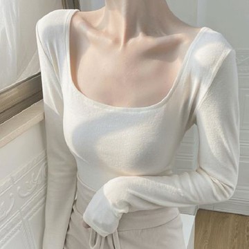 加絨德絨打底衫女2025新款秋冬季保暖內衣長袖高級感內搭低領上衣