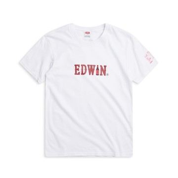 EDWIN｜金蘭醬油｜男裝｜金蘭醬油LOGO短袖T恤