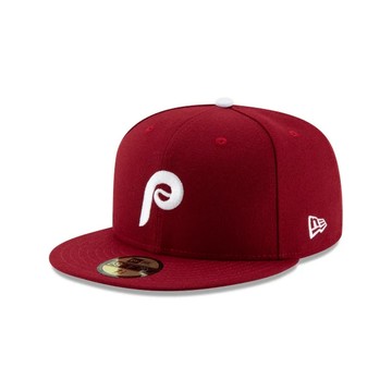 NEW ERA 男女 59FIFTY 費城費城人 深紅 NE70490538