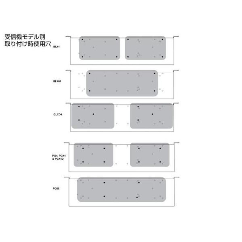 SHURE(シュア) URT2 ◇ ユニバーサルラックトレイ PG4、PG88、PGX4