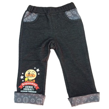 麵包超人彈性牛仔長褲-黑  (正版授權)