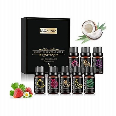 Mayjam エッセンシャルオイルセット 10ml 8本セット フルーティー フレグランス 精油 アロマオイル プレゼント 通販 Lineポイント最大get Lineショッピング