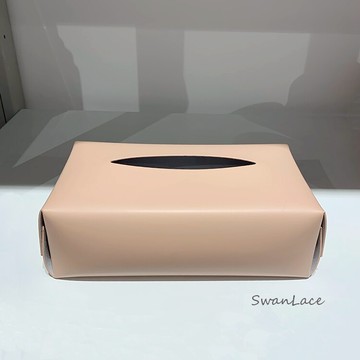 多色 Swanlace精選北歐莫蘭迪色INS紙巾套皮革PU創意抽紙套紙巾盒