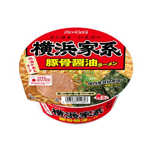 ヤマダイ ニュータッチ 横浜家系 豚骨醤油ラーメン 108g