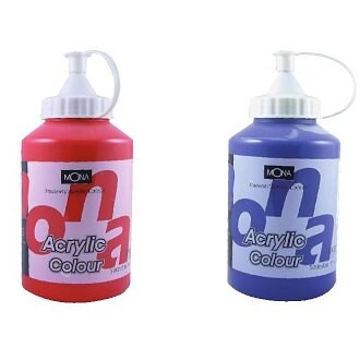 MONA 壓克力顏料 500ml 金銀色 /瓶 461971 461972【APP滿額下單10%點數(單一帳號最高5000點)】1/31止